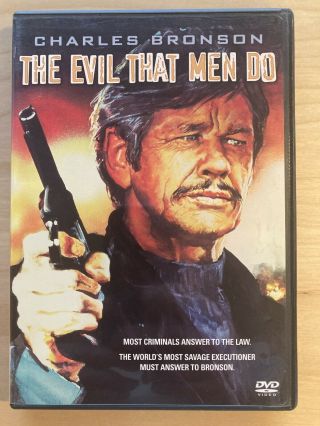 The Evil That Men Do Rare Dvd Charles Bronson Oop