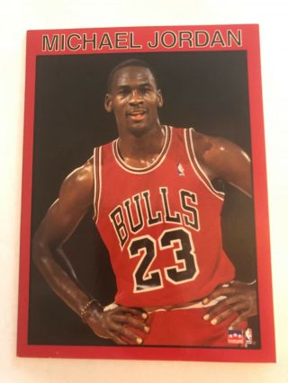Rare 1989 Starline Michael Jordan Birthday Card 4 Of 4 Cards