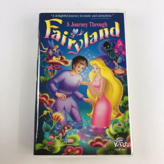 A Journey Through Fairyland Vhs Tape Vintage Rare 1985 Collectors Item