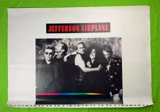 Rare Jefferson Airplane Poster 1989 Cbs Records 40x28