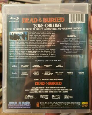 DEAD & BURIED 1981 BLU - RAY LIKE - BLUE UNDERGROUND OOP RARE AND 2