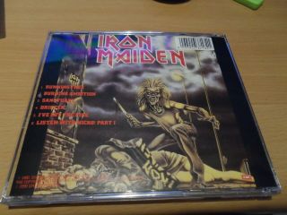 IRON MAIDEN CD - Running Sanctuary RARE 5 Track EP 1990 CDIRN 1 2