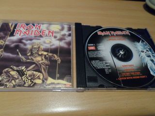 IRON MAIDEN CD - Running Sanctuary RARE 5 Track EP 1990 CDIRN 1 3