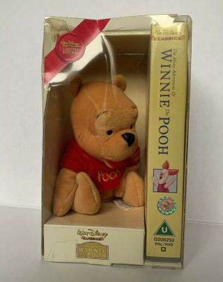 Many Adventures Of Winnie The Pooh - Limited Edition Disney Classics Vhs Rare