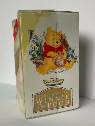 Many Adventures Of Winnie The Pooh - Limited Edition Disney Classics VHS Rare 2