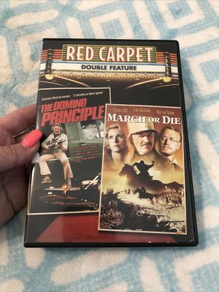 The Domino Principle / March Or Die Dvd - Gene Hackman Candice Bergen Rare Oop