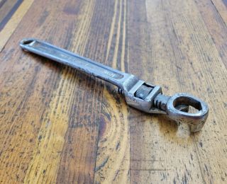 Rare Vintage Tools Adjustable Box End Mechanics Wrench Spanner Tool ☆usa