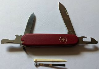 Victorinox " Recruit " Swiss Army Knife 84mm Rare Nylon Scales