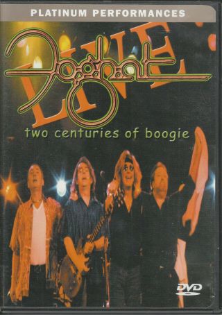 Foghat Dvd Live Two Centuries Of Boogie Rare 12 Songs