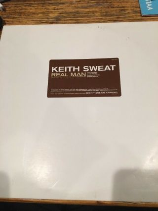 Keith Sweat Real Man W/ Rare Edit Promo Radio Dj Vinyl Single 2000 Usa