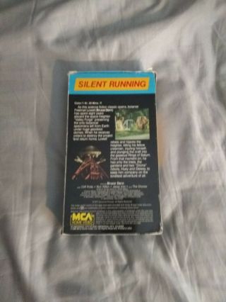Silent Running (VHS,  1994) RARE OOP Classic 1972 Bruce Dern Sci - Fi 2