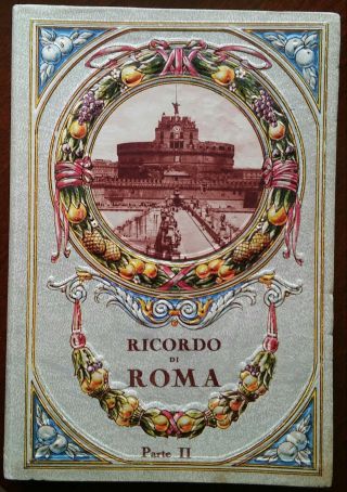 Ricordo Di Roma History Ancient Rome Part Ii B/w Photo Book Embossed Italy Rare