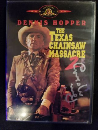 The Texas Chainsaw Massacre 2 (dvd,  2000) Rare Oop Signed By Bill Moseley Horror