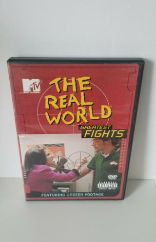 Mtv: The Real World Greatest Fights - Dvd 2000 Rare Oop