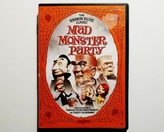 Mad Monster Party (dvd,  2005) W/ Insert Booklet Rare Oop 1967 Rankin Bass