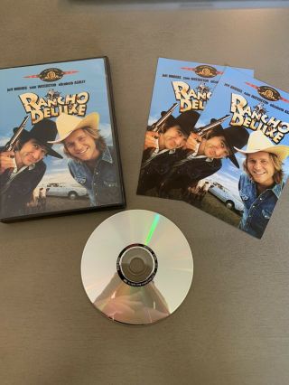 Rancho Deluxe (dvd,  2000) Oop With Insert Jeff Bridges With Rare Inserts