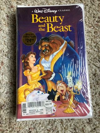 Beauty And The Beast Vhs Tape - Walt Disney 