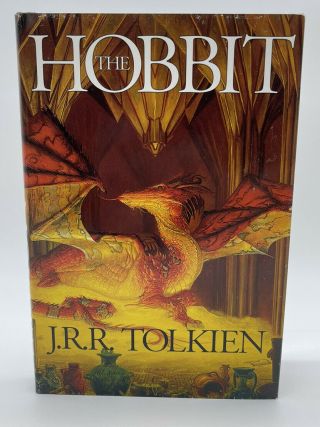 The Hobbit By Jrr Tolkien (1997,  Hard Cover) Smaug Dust Jacket Flawless & Rare