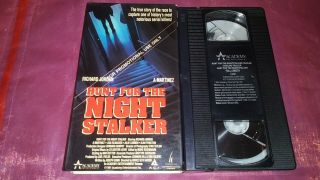 Hunt For The Night Stalker Vhs Rare Promo Horror Serial Killer