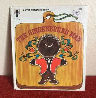 {rare} The Gingerbread Man Classic Storyland Vintage Children 