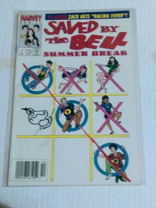 1992 Harvey Comics Saved By The Bell Issue 1 Summer Break Rare Book Great Shape