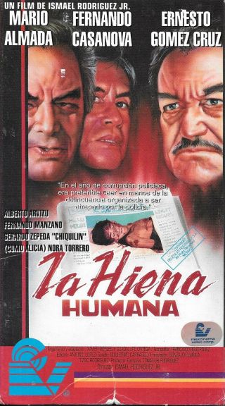 La Hiena Humana (vhs) Very Rare Mexi - Sleaze Crime