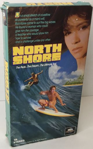 North Shore Vhs 1987 Rare 80’s Surfing Teen Drama