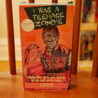 I Was A Teenage Zombie - Uncut - (vhs,  1988) Rare