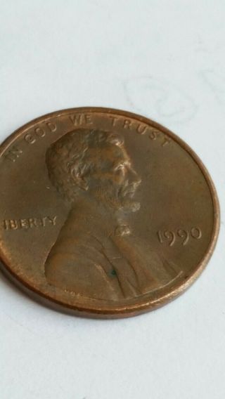 1990 Lincoln Us Penny " No S " Very Very Rare