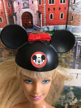 Rare - Mattel Barbie Doll Walt Disney World 50th Anniv Minnie Mouse Ears 2006