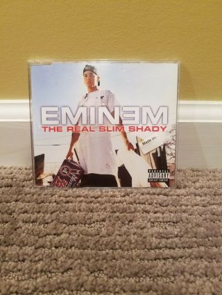 Rare Hip Hop Cd Eminem - The Real Slim Shady Ep German Import Rare Nm