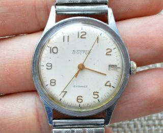 Watch Ussr Vostok 2214 Mechanical Soviet Wristwatch Wostok Russian Vintage Rare
