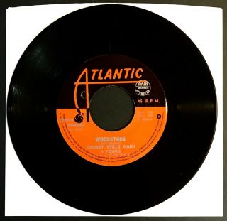 CROSBY STILL NASH,  YOUNG Woodstock ULTRA RARE PHILIPPINES 45 1970 Neil Young 2