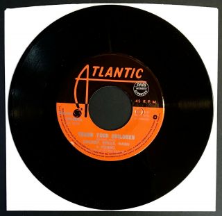 CROSBY STILL NASH,  YOUNG Woodstock ULTRA RARE PHILIPPINES 45 1970 Neil Young 3