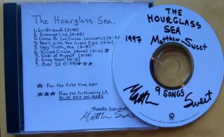 Matthew Sweet Hourglass Sea Promo Cd Ep Blue Sky On Mars Girlfriend Demo Rare 97