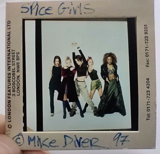 Spice Girls Large 70mm Slide Negative - Uk Archive - Very Rare Promo 4