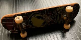 Rare Vintage Tech Deck Blind Grim Reaper Purple Green Blk Fingerboard Skateboard 2