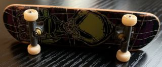 Rare Vintage Tech Deck Blind Grim Reaper Purple Green Blk Fingerboard Skateboard 3