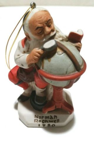 Vintage Norman Rockwell Figurine,  Holiday Collectable Ornament 1980,  Rare