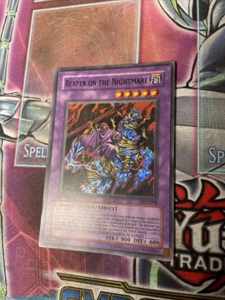 Yugioh Reaper On The Nightmare Pgd 1st Edition Rare Mp