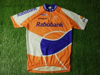 Rare Cycling Shirt Jersey Trikot Maglia Camiseta Rabobank Agu Size M