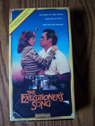The Executioner’s Song Vhs Starmaker Entertainment 1990 Rare Oop Htf Tommy Lee