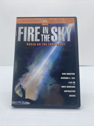 Fire In The Sky Dvd Rare Oop 1993 Db Sweeney Sci - Fi Ufo Biopic 90s James Garner
