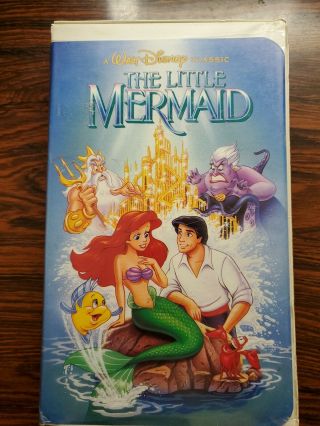 The Little Mermaid Vhs Disney Black Diamond Banned Cover Art Classics Rare Penis