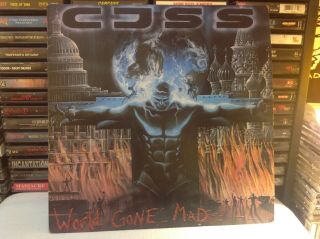 Cjss World Gone Mad Rare Heavy Metal Vinyl 