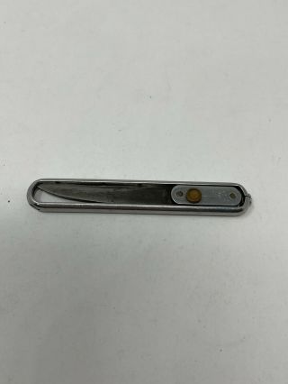 Rare Vintage Christy Stainless Steel Pocket Knife Slide Lock 12/21