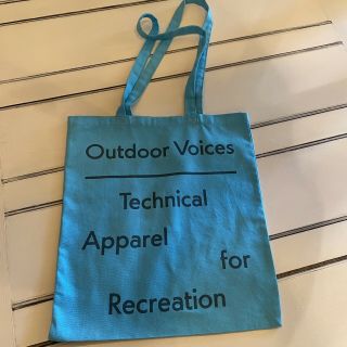 Outdoor Voices Canvas Bag Blue Dallas Rare