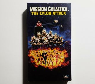 Mission Galactica: The Cylon Attack (vhs,  1990) Rare Oop Battlestar 1979
