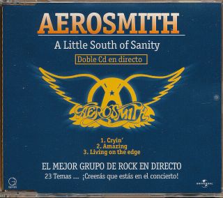 Aerosmith A Little South Of Sanity Rare Promo Import Cd Ep 
