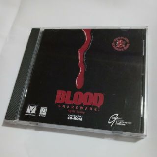Blood Shareware Spill Some Pc Game Jewel Case Rare